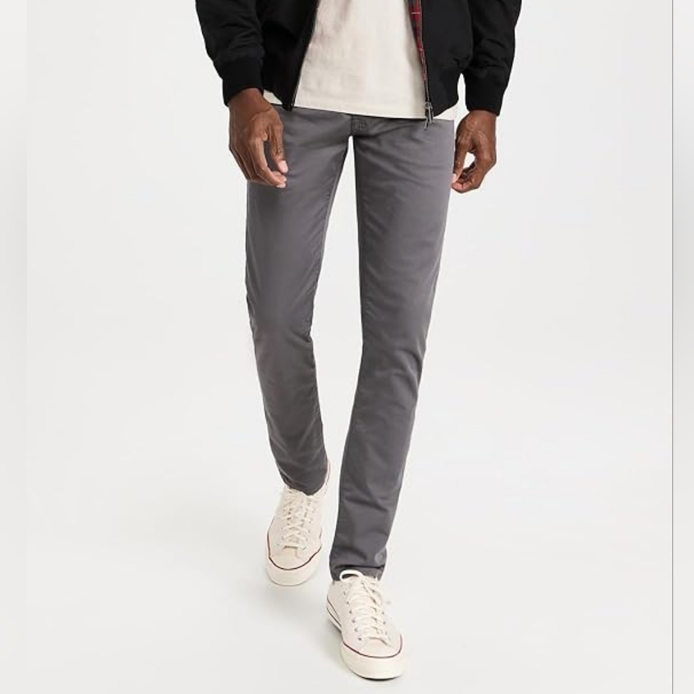 Ag Adriano Goldschmied Gray Slim Jeans with Modern Fit